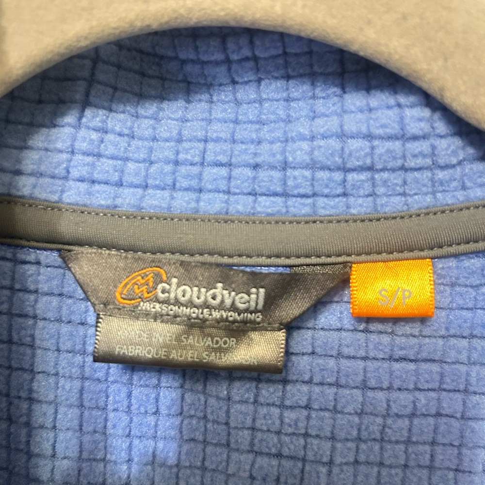 Cloudveil Regulator 1/2 Zip Pullover Polartec Blu… - image 2